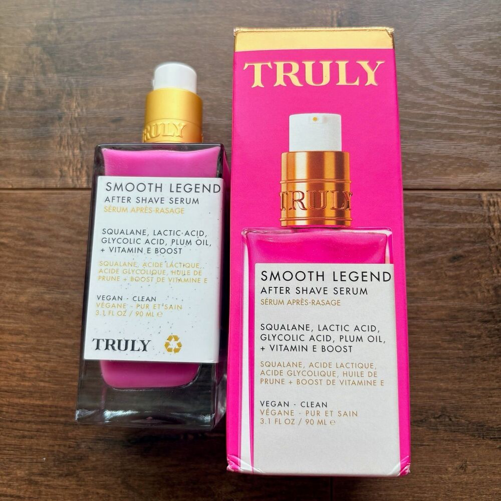 Truly Beauty Smooth Legend After Shave Serum 3.1 oz | New In Box